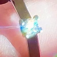 💍 ANELLO SOLITARIO COMETE – ORO BIANCO 18KT – 