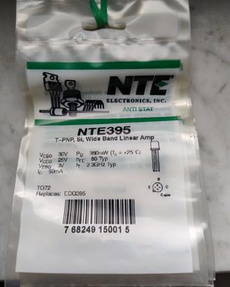 5 transistor bipolare PNP 2,5GHz NTE 395
