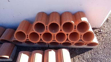 Cantinetta portabottiglie in terracotta