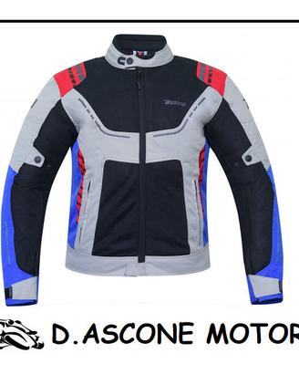 Giacca da uomo Breeze Evo grigia, nera, rossa e bl