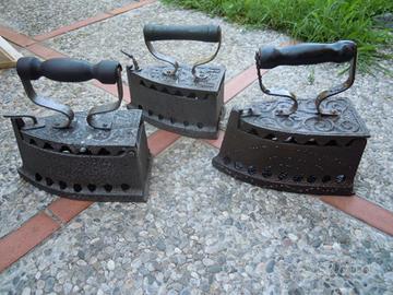 Ferri da stiro a carbone vintage