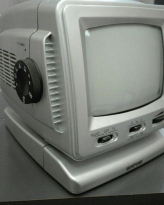 TV / RADIO PORTATILE VINTAGE " EUROTRONIC "