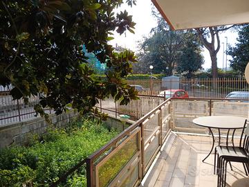 Trilocale con giardino