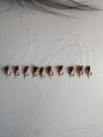 Ninfe artigianali da pesca a mosca - tipo Tellico