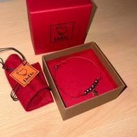 Braccialetto Dodo con cordino rosso