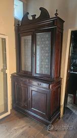Armadio Credenza d'epoca inizio 900 in legno