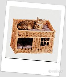 CASA per GATTI a 2 piani, Cesta, Lettino, Cuccia