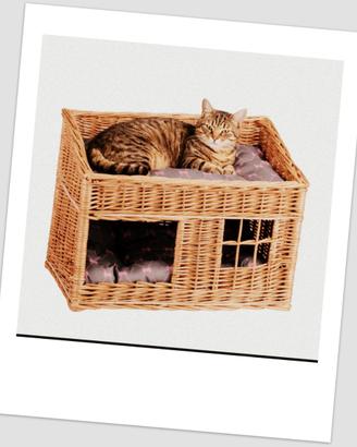 CASA per GATTI a 2 piani, Cesta, Lettino, Cuccia