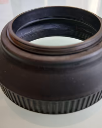 paraluce in gomma per obiettivo fotografico