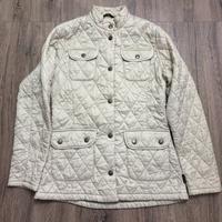 Giacca Barbour bianca flyweight quilt uk8
