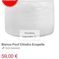 Puff arredamento