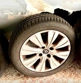 Gomme usate (>500km) estive originali citroen