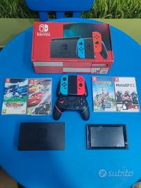 nintendo switch,controller, giochi, mem espandibil