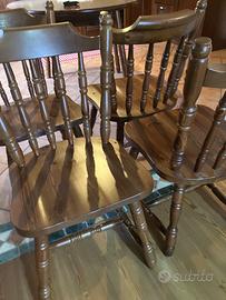 Sedie in legno di pino