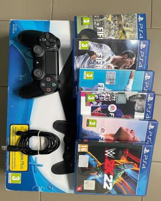 PLAYSTATION 4 SLIM 500GB+6 GIOCHI