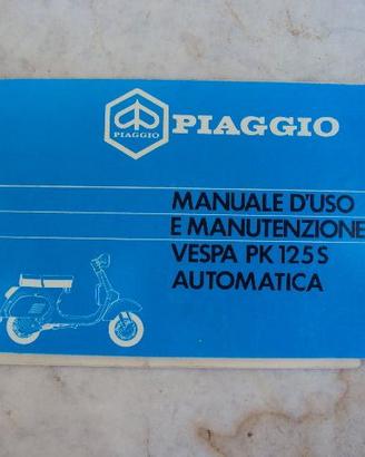 libretto manuale vespa pk 125 automatica