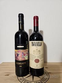 vino premium Redigaffi e Tignanello annate TOP