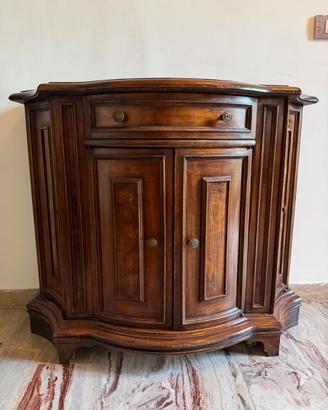 Console ingresso sagomata / Credenzina in legno