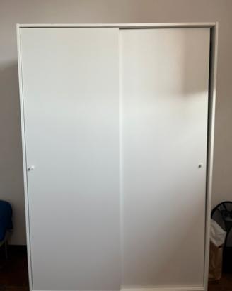 Armadio bianco Ikea due ante scorrevoli