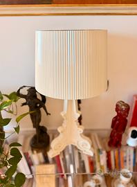 Kartell lampada Bourgie bianco e oro
