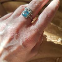 anello  nuovo in argento s925 con zircone 