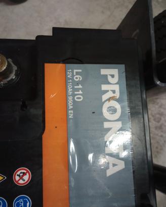 batteria 110 ampere per auto