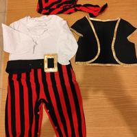 costume carnevale da pirata 2 anni
