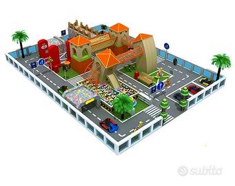 Circuito per Ludoteche con Macchinine a Gettoni