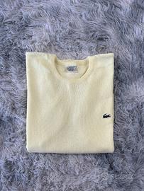 Maglione Lacoste Sport Vintage Giallo Chiaro