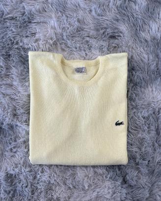 Maglione Lacoste Sport Vintage Giallo Chiaro