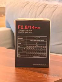 Samyang 14mm F2.8 ED AS IF UMC Ultra wide
