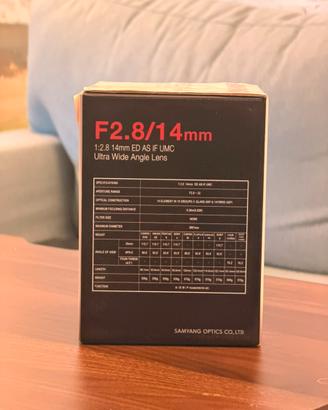 Samyang 14mm F2.8 ED AS IF UMC Ultra wide