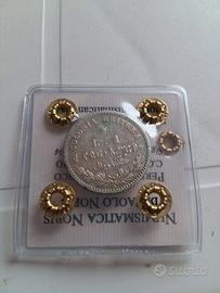 Regno Italia 1 lire 1891 argento umberto I eritrea