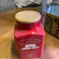 Barattolo vintage "Al Caffè della Posta"