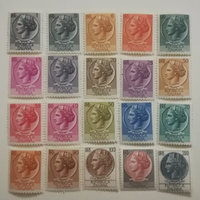 Francobolli Italia 1955/66 - Siracusana 20 valori