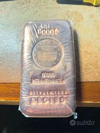 lingotto di rame 999,9 di 1 Kg.