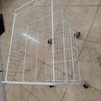 carrello porta biancheria salva spazio 