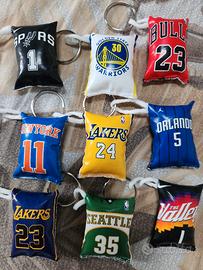 portachiavi NBA basket maglietta giocatori