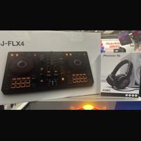Console pioneer DJ-FLX4 con cassa Samson 200watt