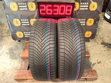 2 GOMME 225 55 19 MICHELIN 4 STAGIONI AL 80%