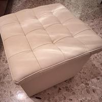 Pouf contenitore in ecopelle beinge