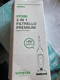 Sacchetti originali Vorwerk Folletto FP200 (6x)