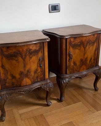 comodini stile chippendale, anni 50