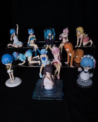 Lotto 12 Figure Anime Rem Ram Miku Originali