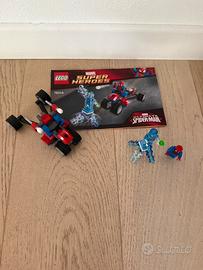 Lego 76014 moto-ragno vs electro