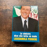Mazzo di carte da poker Berlusconi Presidente