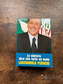 Mazzo di carte da poker Berlusconi Presidente