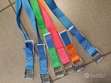 6pz Cinghie fissaggio sollevamento trasporto moto