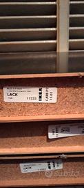 mensole Ikea nere e bianche
