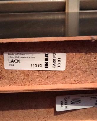 mensole Ikea nere e bianche